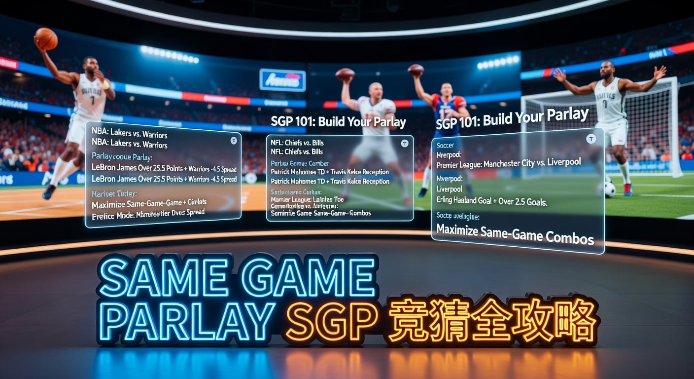same game parlay SGP 赛前读盘与组合思路